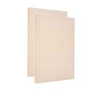 PATIKIL 12 x 10 Inch Wood Panel Board, 2 Pack Unfinished Wooden Canvas Boards Square Blank Deep Cradle Board for Painting Pouring DIY Art Use with Oils Acrylics