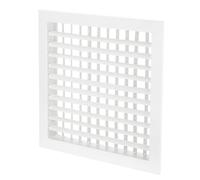 PATIKIL 12 x 12 Inch Square Vent Cover, Plastic Return Air Grille Ceiling Air Diffuser Cap for Home Office Bathroom Kitchen Toilet Vent Duct, White