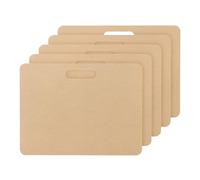 PATIKIL 12 x 16" Wedging Board for Pottery with Built-in Handle, 5 Pcs 10mm Thickness Clay Board Portable Plaster Modeling Board for Pottery Clay Ceramics