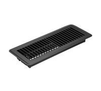 PATIKIL 12 x 4 Inch Floor Register, 1pcs Heavy Duty Air Vent Cover Steel Adjustable Decor Vents Easy Adjust Floor Grates for Sidewall Home Office, Black