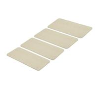 PATIKIL 12 x 5 Inch Felt Bag Base Shaper, 4pcs Bag Bottom Pad Organizer Insert Rectangle Liner Board for Purse Handbag Tote Travel Bag Canvas Cosmetic, Beige