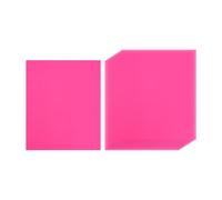 PATIKIL 12" x 8.2" Sticker Paper for Printer, 50 Pcs Full Sheet A4 Sticker Labels Neon Colored Self-Adhesive Shipping Labels for Printers Laser Inkjet, Rose Red
