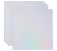 PATIKIL 12"x12" Holographic Cardstock, 10 Pack Metallic Iridescent Mirror Paper Foil Board Reflective Sheets for Scrapbook Poster DIY Craft, Style 6