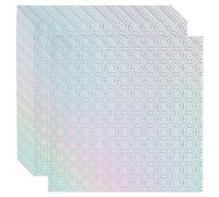 PATIKIL 12"x12" Holographic Cardstock, 10 Pack Metallic Iridescent Mirror Paper Foil Board Reflective Sheets for Scrapbook Poster DIY Craft, Style 5