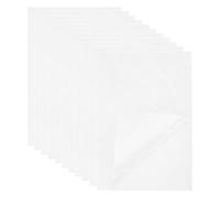 PATIKIL 12"x8" Self Adhesive Felt Fabric Sheets, 11 Pcs 1mm Thick A4 Stiff Felt Sheets Back Felt Crafting Paper for Craft Project, DIY Art Sewing Decoration, White