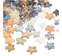 PATIKIL 120 Pcs Starfish Beads, Ocean Starfish Sea Animal Bead Bracelet Necklace Earring Making Supplies Loose Bead for DIY Craft Jewelry, Mixed