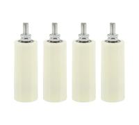 PATIKIL 120mmx50mm Slide Gate Guide Roller, 2Set Adjustable Nylon Rollers for Sliding Rolling Gate of Balconies Bedrooms Bathrooms Shops Industry, White