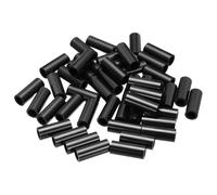 PATIKIL 120Pcs M4 ABS Spacers M8 x 12mm OD x 30mm L Plastic Round Spacer Washers Black Standoff Nut Unthreaded for Screws Bolts Electrical Outlet
