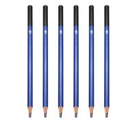 PATIKIL 12B Drawing Pencils, 6PCS Sketch Pencils for Drawing, Art, Sketching, Painting, Writing, 12B Hardness, Black Color, Fine Point, Soft Grip, Wood, Graphite Material