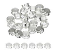 PATIKIL 12mm LED Convex Lens, 36 Pack 60 Degree Beam Angle PMMA Acrylic LED Optical Convex Condenser Lens for 1W 3W LED Lamp Beads Infrared Cameras, Transparent