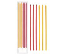 PATIKIL 12Pcs 2.8mm Carpenter Pencil Lead Refills, Solid Dry Pencil Refills Break Resistant Lead Refill for Mechanical Carpenter Construction Pencils Art Drafting, Red, Yellow