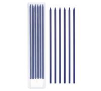 PATIKIL 12Pcs 2.8mm Carpenter Pencil Lead Refills, Solid Dry Pencil Refills Break Resistant Lead Refill for Mechanical Carpenter Construction Pencils Art Drafting, Blue