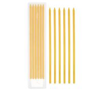 PATIKIL 12Pcs 2.8mm Carpenter Pencil Lead Refills, Solid Dry Pencil Refills Break Resistant Lead Refill for Mechanical Carpenter Construction Pencils Art Drafting, Yellow