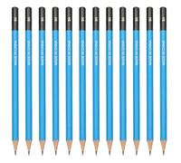 PATIKIL 12Pcs 5H Drawing Pencils for Sketching, Hexagonal Sketch Pencils for Drawing Writing Art Sketching Artists Beginners, Blue/Black
