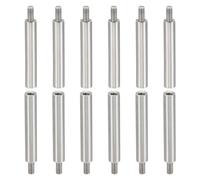 PATIKIL 12pcs M3 Standoffs, M3 30+6mm Spacer Standoffs Steel Threaded Standoffs Screws Kit 3mm ID 5mm OD Metric Male Female Thread Adapters for Circuit Board PCB RC Drones Motherboard