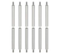 PATIKIL 12pcs M3 Standoffs, M3 40+6mm Spacer Standoffs Steel Threaded Standoffs Screws Kit 3mm ID 5mm OD Metric Male Female Thread Adapters for Circuit Board PCB RC Drones Motherboard