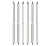 PATIKIL 12pcs M4 Standoffs, M4 55+6mm Spacer Standoffs Steel Threaded Standoffs Screws Kit 4mm ID 6mm OD Metric Male Female Thread Adapters for Circuit Board PCB RC Drones Motherboard