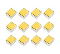 PATIKIL 12Pcs Watercolor Paint Refill, 4g Solid State Watercolor Paint Set for Art Crafts Painting Supplies, Lemon Yellow