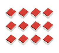 PATIKIL 12Pcs Watercolor Paint Refill, 4g Solid State Watercolor Paint Set for Art Crafts Painting Supplies, Red