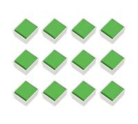 PATIKIL 12Pcs Watercolor Paint Refill, 4g Solid State Watercolor Paint Set for Art Crafts Painting Supplies, Grass Green