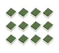 PATIKIL 12Pcs Watercolor Paint Refill, 4g Solid State Watercolor Paint Set for Art Crafts Painting Supplies, Emerald Green