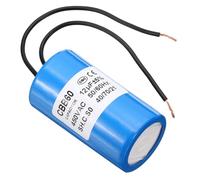 PATIKIL 12uf CBB60 Run Capacitor,1Pcs AC 450V 2 Wires 50/60Hz Motor Running Capacitor 200x35x63mm for Washing Machine, Cleaning Machine Pump Motor Star, Blue