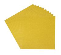 PATIKIL 12x12 Glitters Cardstock, 10Sheets 250GSM Sparkling Thick No-Shed Shimmer Glitters Paper for Scrapbook Card Making DIY Crafts Project Party Decorations, Gold