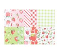 PATIKIL 12x12 Scrapbook Specialty Paper, 24 Sheet Double-Sided Strawberry Decorative Craft Paper Creative Sheet for Photo Decor Journal DIY Card,Red and Green