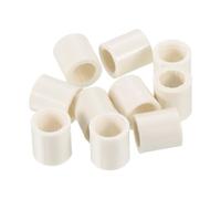 PATIKIL 12x13mm Pool Cue Ferrules, 10 Pack Billiard Cue Ferrules Slip on Snooker Pool Stick Tips Replacement Accessories, White