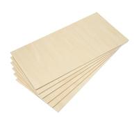 PATIKIL 12x24x1/4 Basswood Sheets, 6 Pcs 6mm Plywood Sheets Balsa Wood Board Unfinished Thin Wood Squares Boards with Smooth Surfaces for Crafts Laser Cutting Models Engraving Staining