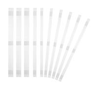 PATIKIL 12x285mm Thermal Binding Strips, 50PCS Glue Strips Tape Hot Melt Adhesive with Mesh Backing for Book Binding Repair Albums Pictures Files Crafts A4 Letter Size, White
