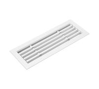 PATIKIL 12x4 Inch Linear Bar Air Vent Grille, 1 PCS Removable Aluminum Register Vent Cover Grille Air Diffuser for Ceiling, Sidewall HVAC Air Supply and Return, White