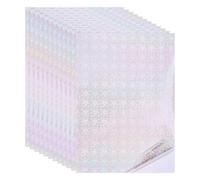 PATIKIL 12x8 Inch Holographic Laminate Sheets, 12Pcs Holographic Sticker Paper Transparent Vinyl Laminate Film A4 Waterproof Self Adhesive for Craft Books, Heart Pattern