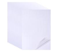 PATIKIL 12x8 Inch Holographic Laminate Sheets, 12Pcs Holographic Sticker Paper Transparent Vinyl Laminate Film A4 Waterproof Self Adhesive for Craft Books, Glossy Laminate