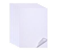 PATIKIL 12x8 Inch Holographic Laminate Sheets, 6Pcs Holographic Sticker Paper Transparent Vinyl Laminate Film A4 Waterproof Self Adhesive for Craft Books, Glitter Effect