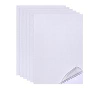 PATIKIL 12x8 Inch Holographic Laminate Sheets, 6Pcs Holographic Sticker Paper Transparent Vinyl Laminate Film A4 Waterproof Self Adhesive for Craft Books, Holographic Glitter