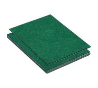 PATIKIL 12x8 Inch Lamp Base Felt, 5Pack 2mm Thickness Rectangle Felt Furniture Pad Soft Adhesive Non-slip Anti-scratch Backed Felt for Lamp Furniture DIY Craft, Dark Green