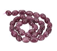 PATIKIL 12x8mm Grape Purple Natural Stone Gemstone Beads, 1 Strand 15"/38cm Cuboid Loose Spacer Beads for Jewelry Making, DIY Art Craft