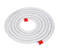 PATIKIL 13.12ft x 49/64" Ceramic Fiber Rope, Round Braided Rope High-Temperature Gasket Seal for Boiler Furnace Oven Kiln Casting, White