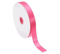 PATIKIL 13/16 Inch x 60 Yards Solid Satin Ribbon, Polyester Fabric Ribbon Roll Single Faced for Gift Wrapping Crafts Wedding Birthday Bouquet Hair Bows DIY Decoration, Bright Pink