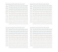 PATIKIL 1320 Pcs Acrylic Gem Sticker, 4 Size 3/4/5/6mm Self Adhesive Rhinestones Face Gem Stones Bling Jewelry for Nail Art Craft Clothes DIY Makeup Decoration Party, AB Rainbow Color
