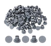 PATIKIL 13mm Vials Rubber Stoppers, 100 Pcs Self Injection Ports Butyl Rubber Bottle Stopper for Glass Vial Liquid Culture Jars
