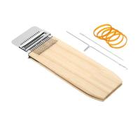 PATIKIL 14 Hooks Mini Weaving Machines Kit, Metal Quickly Small Darning Weave Tool with Accessories for Mending Knitting Stitching Clothes DIY, Style 3