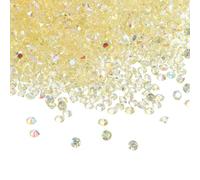 PATIKIL 14000Pcs Wedding Table Scatter Confetti Crystals 3mm Acrylic Diamonds Vase Fillers Gems for Table Centerpiece Decorations Bridal Shower Party, Light Yellow AB