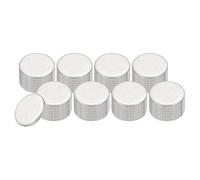 PATIKIL 144 Pcs Metal Stamping Blanks, 6mm Round Stamping Name Tags Stainless Steel Blanks Metal Plate Disc Circle for Laser Engraving Stamping Dog Tags Keychain Making