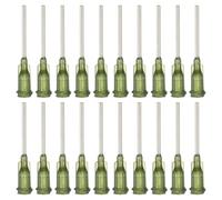 PATIKIL 14Ga Dispensing Needles, 102PCS 1 Inch Industrial Blunt Tip Dispensing Needle Tips with Luer Lock Needle for Refilling Liquid Inks Adhesive Glue Oil,Dark Green