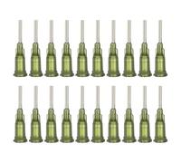 PATIKIL 14Ga Dispensing Needles, 52PCS 1/2 Inch Industrial Blunt Tip Dispensing Needle Tips with Luer Lock Needle for Refilling Liquid Inks Adhesive Glue Oil,Dark Green