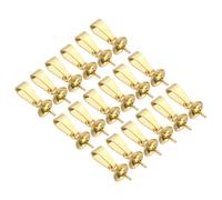 PATIKIL 14x5mm Eye Pin Peg Bail, 30Pcs Stainless Steel Cup Peg Bail Pin Pearl Pendant Connector for Jewelry Making Earring Necklace Bracelet DIY Crafts, Gold