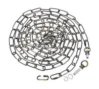 PATIKIL 15 Feet Lighting Chain for Hanging Lamp, Chandelier Chain Light Fixture Chain Load Capacity 65 Lbs for Pendant Light, Ceiling Fan, Bronze