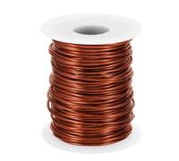 PATIKIL 15 Gauge 1.5mm Aluminum Craft Wire, 98.4Ft Metal Wire Armature Bendable Wire for Jewelry Making Metal Wrap DIY, Bronze